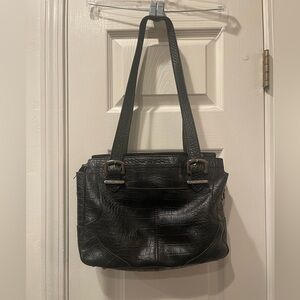 Patricia Nash Hemsley leather handbag EUC